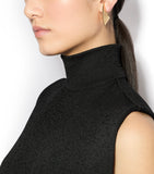 Alaïa Small Edge Earrings gold-tone brass, imported from the UK
