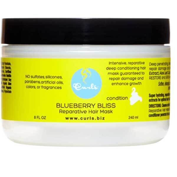 Curls Blueberry Twist N Shout Cream hair styler, UK version