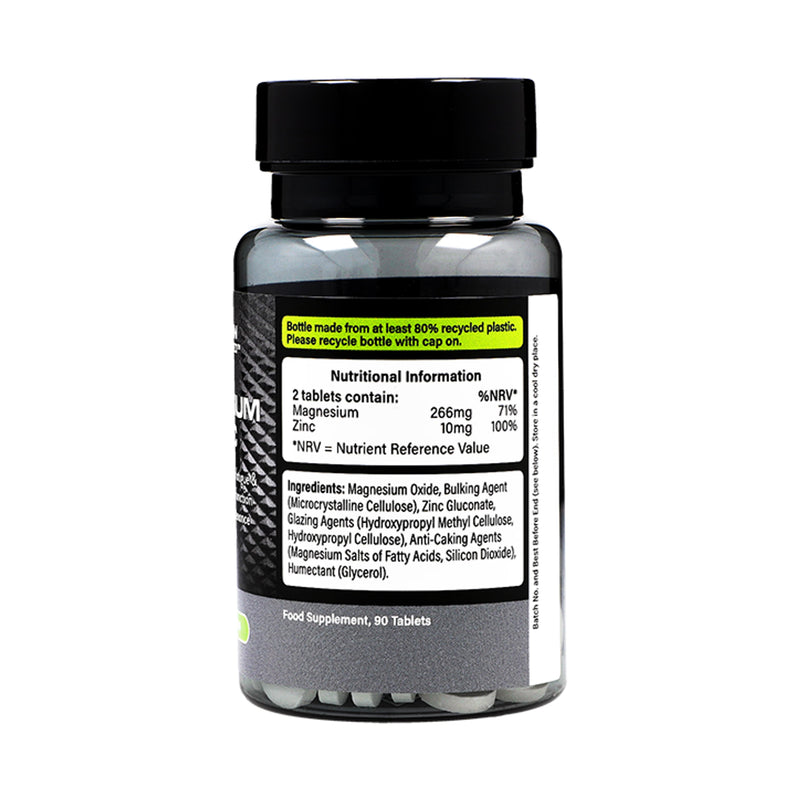 Magnesium and Zinc Tablets 90 count, imported from the UK