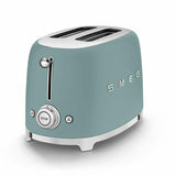 محمصة خبز Smeg TSF01 لشريحتين، لمسة نهائية زرقاء غير لامعة (ماركة بريطانية)