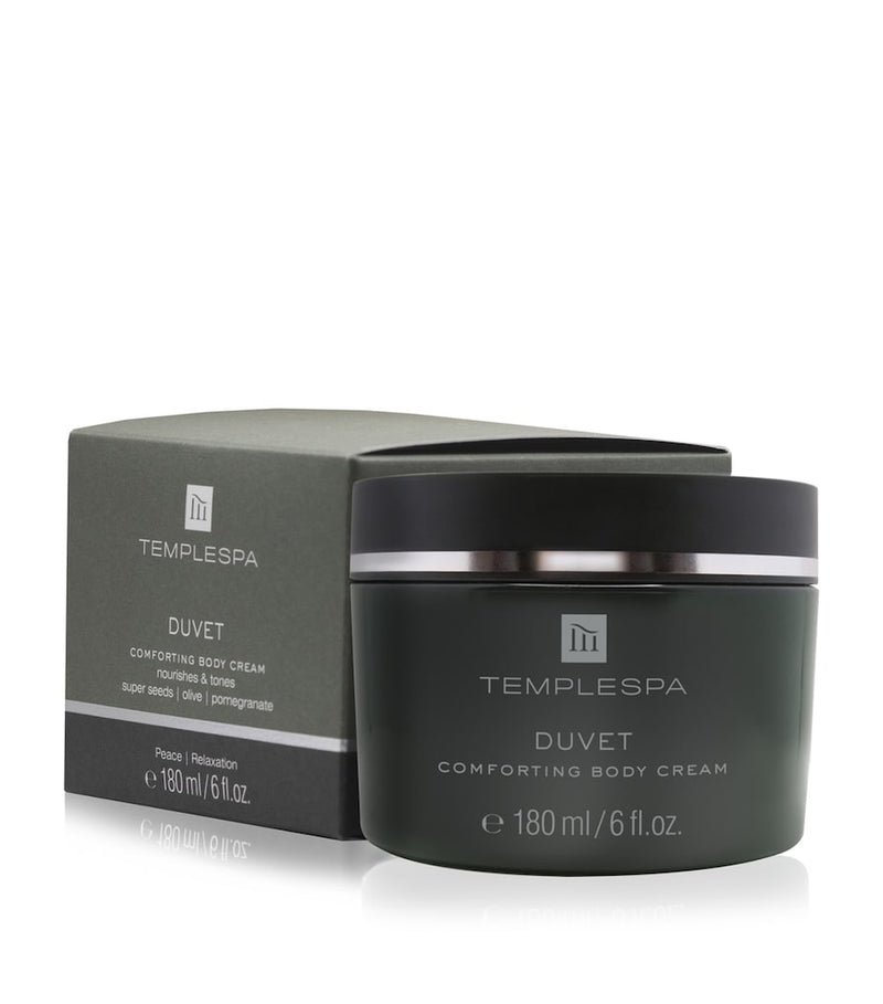 TEMPLESPA Duvet Comforting Body Cream 180ml (British brand)
