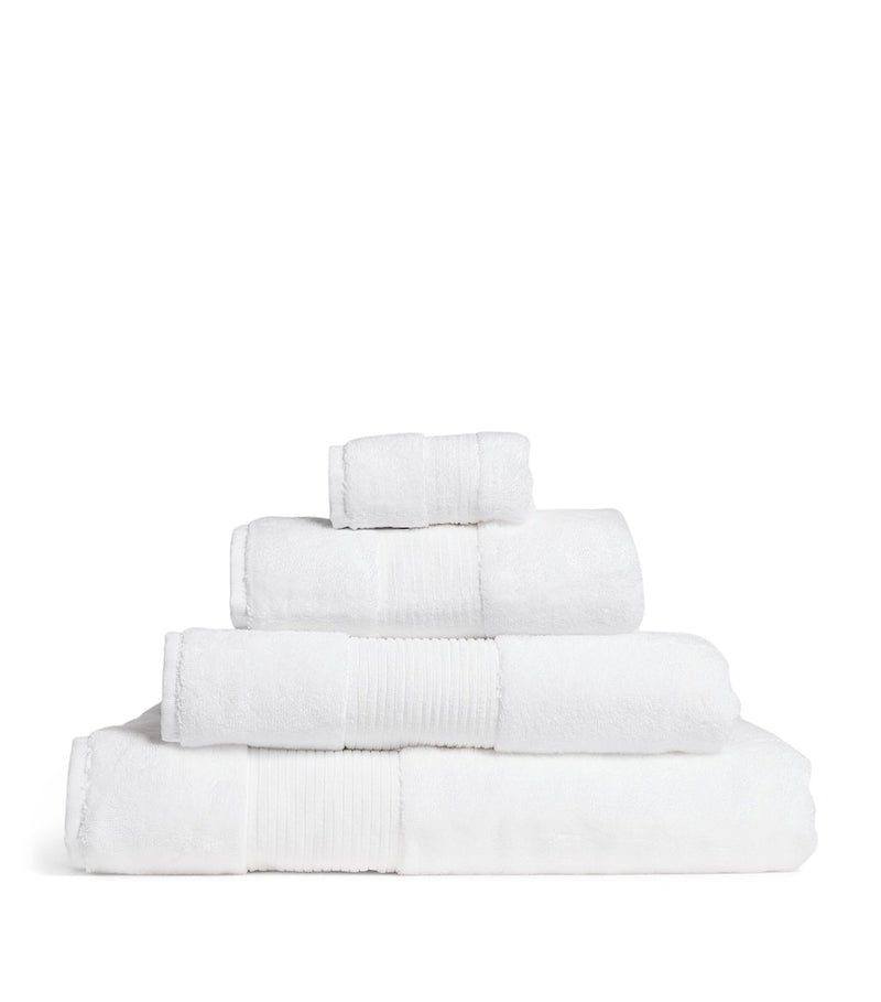Harrods of London organic cotton hand towel 50cm x 100cm, UK version