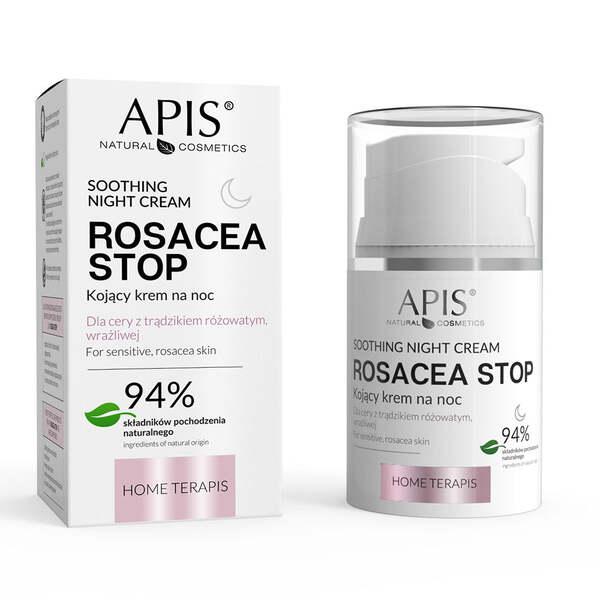 APIS Rosacea-Stop Soothing Night Cream 50ml - British product