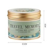 Livingandhome soy wax scented candle Fuzzy Kiwi Fruit 100g, UK version