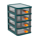 Livingandhome Aufbewahrungsbox im Schubladenstil, vier Schubladen, 13.4 cm Breite