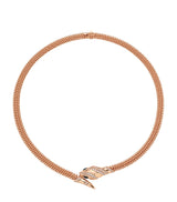 Harrods Bvlgari Serpenti Rose Gold and Diamond Necklace- Buy online at McGrocer