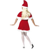 Smiffys Miss Santa costume with cape - (British brand)