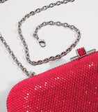 Judith Leiber crystal-embellished clutch bag - imported from the UK