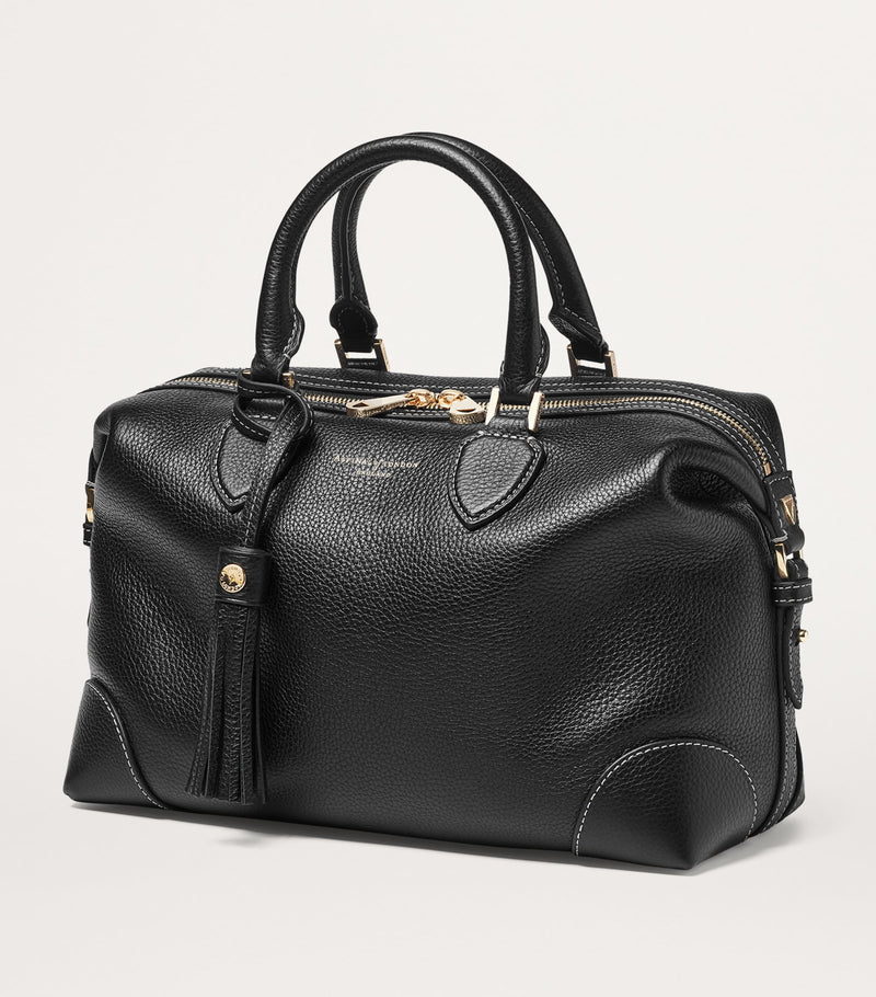 Aspinal of London Hudson bowling bag leather midi, UK version
