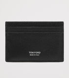 Tom Ford leather card holder with embossed T design, imported from the UK