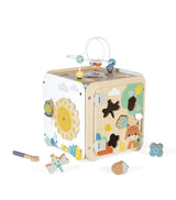 Harrods Janod Multi Activity Cube Wooden Activity Station- Buy online at McGrocer