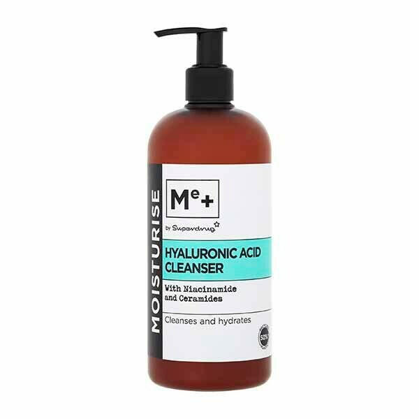 Superdrug Me+ Hyaluronic Acid Supersize Cleanser 500ml GOODS Superdrug