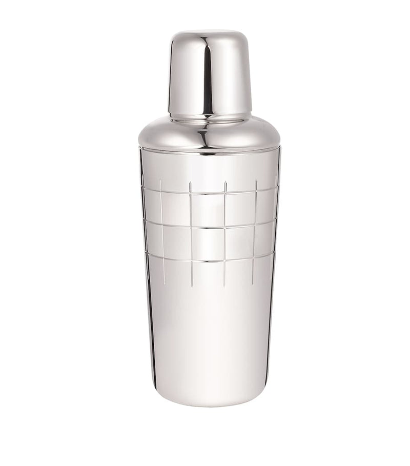 Christofle silver-plated Graphik cocktail shaker (British brand)