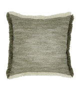 Harrods De Le Cuona Linen-Wool-Blend Fringe Tatami Pillow 50cm x 50cm- Buy online at McGrocer