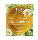 Holland & Barrett Holland & Barrett Whole Flower Chamomile Tea 15 Tea Bags- Buy online at McGrocer
