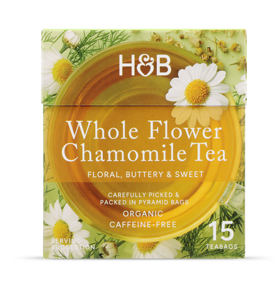 Holland & Barrett Holland & Barrett Whole Flower Chamomile Tea 15 Tea Bags- Buy online at McGrocer