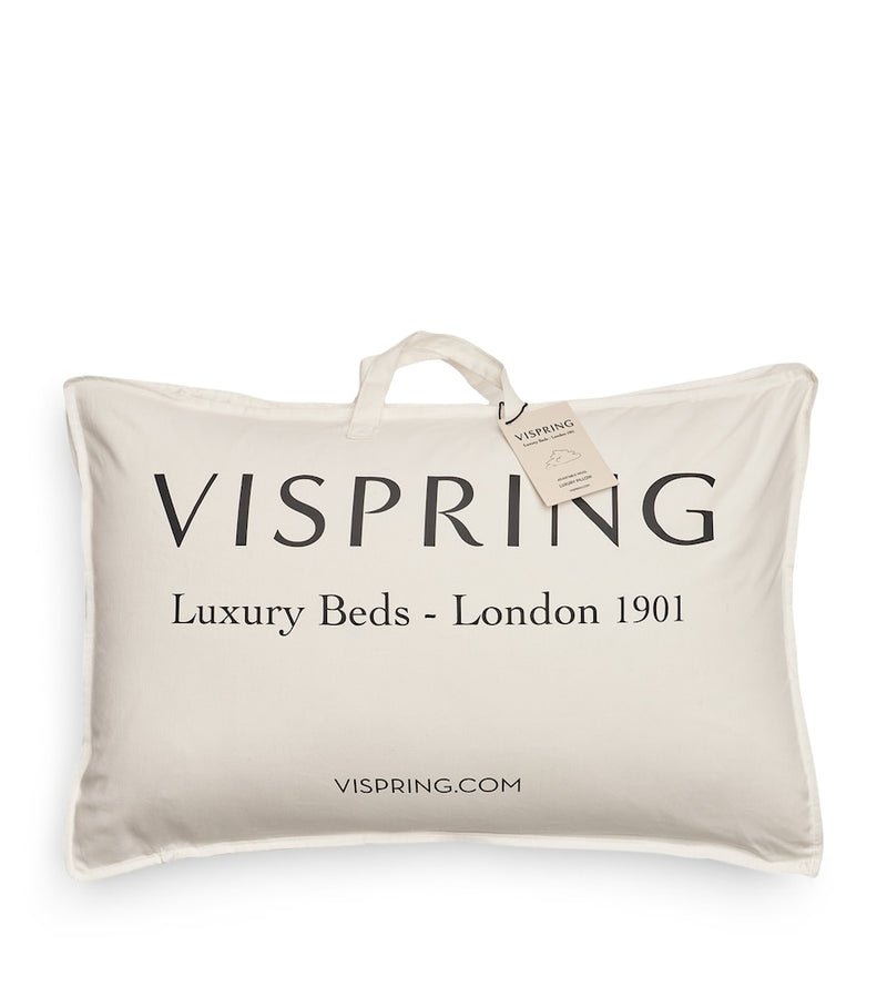 Vispring adjustable wool-filled pillow 75cm x 50cm (British brand)