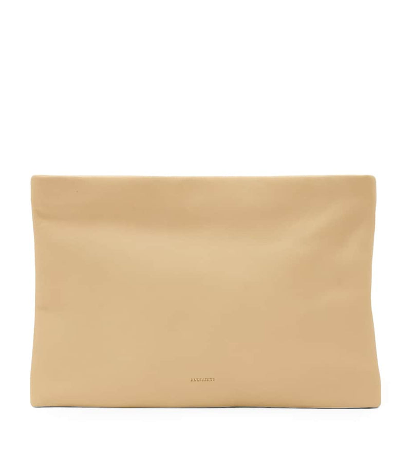 AllSaints Bettina leather clutch bag, UK version