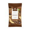 Organic raw chocolate banana pieces 8x70g, imported from the UK