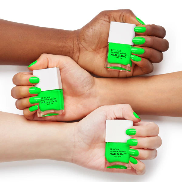 Nails.INC neon nail polish Golden Square, imported from the UK