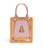 Schiaparelli mini vinyl Face top-handle bag - British product