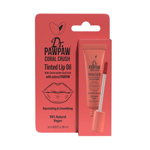 Dr PawPaw Coral Crush Tinted Lip Oil 8ml - British product