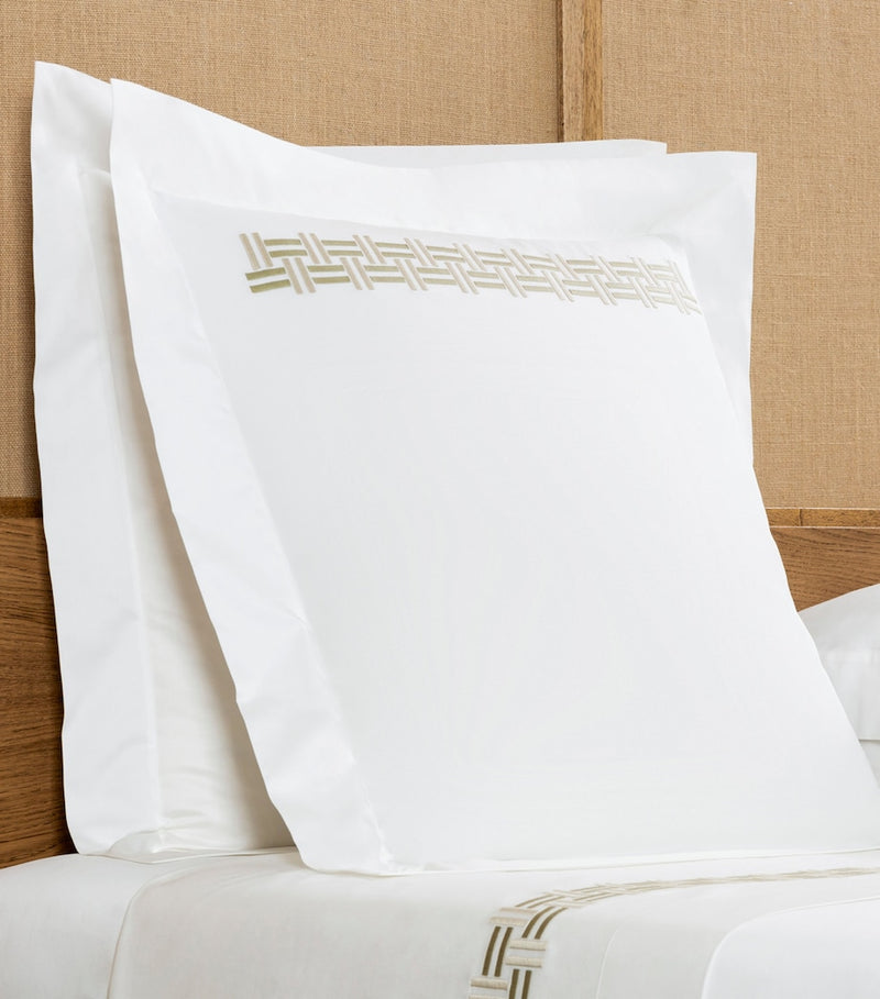 Frette basket weave oxford euro sham 65x65cm - British product