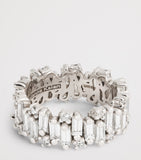Suzanne Kalan white gold diamond eternity ring, UK version