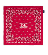 Harrods Polo Ralph Lauren Cotton Logo Bandana Scarf 61cm x 61cm- Buy online at McGrocer