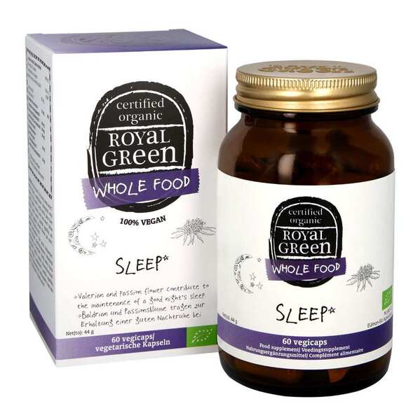 Royal Green Sleep 60 capsules supplement - British product