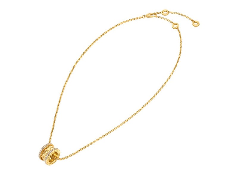Bvlgari B.zero1 yellow gold diamond necklace, imported from the UK