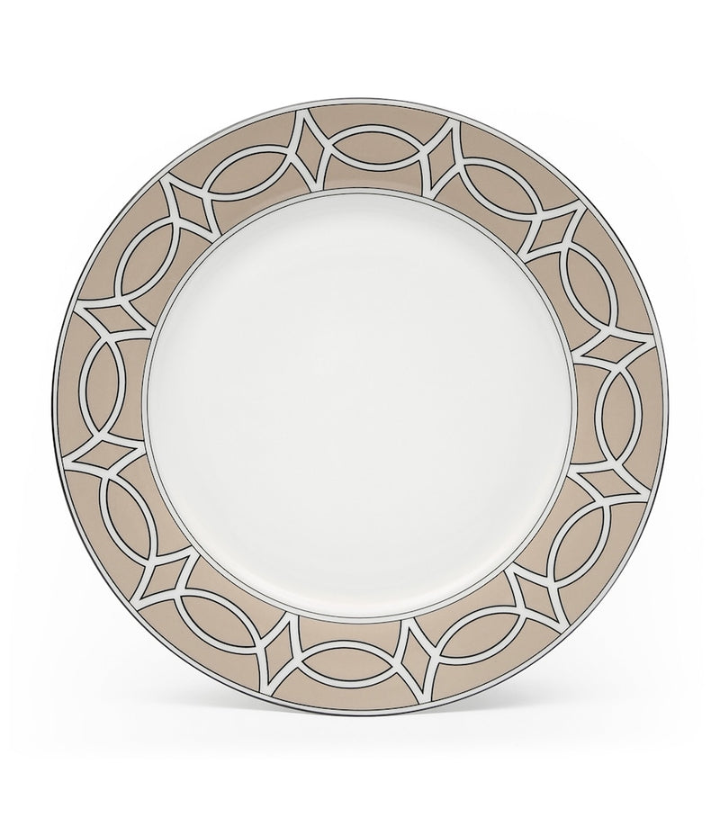 O.W. London geometric print dinner plates set of two, 26cm, imported from the UK