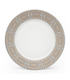 O.W. London geometric print dinner plates set of two, 26cm, imported from the UK