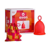 Superdrug Asan Menstrual Cup Heavy Flow Medical Grade Silicone- Buy online at McGrocer