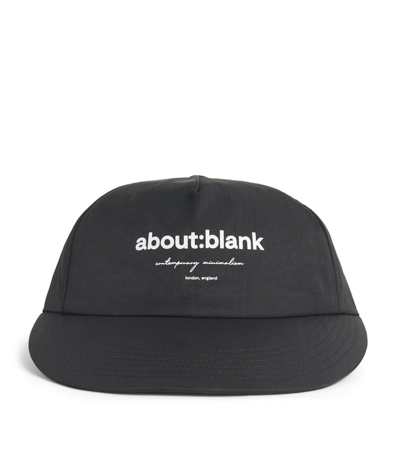 about:blank logo cap in nylon, UK version