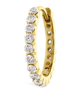 Harrods Maria Tash Invisible Set Diamond Eternity Single Hoop Earring (11mm)- Buy online at McGrocer