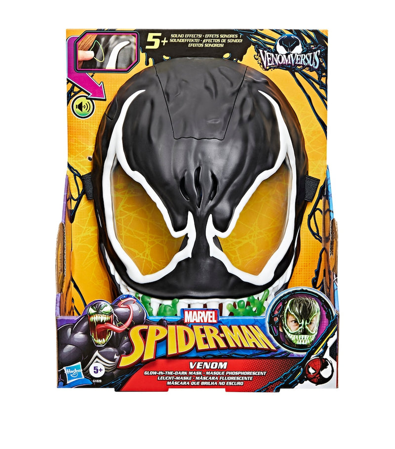 Marvel Spider-Man Venom glow-in-the-dark mask, imported from the UK