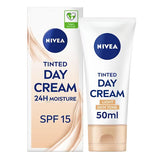 Superdrug NIVEA Tinted Day Cream Light Skin Tone SPF15 50ml- Buy online at McGrocer