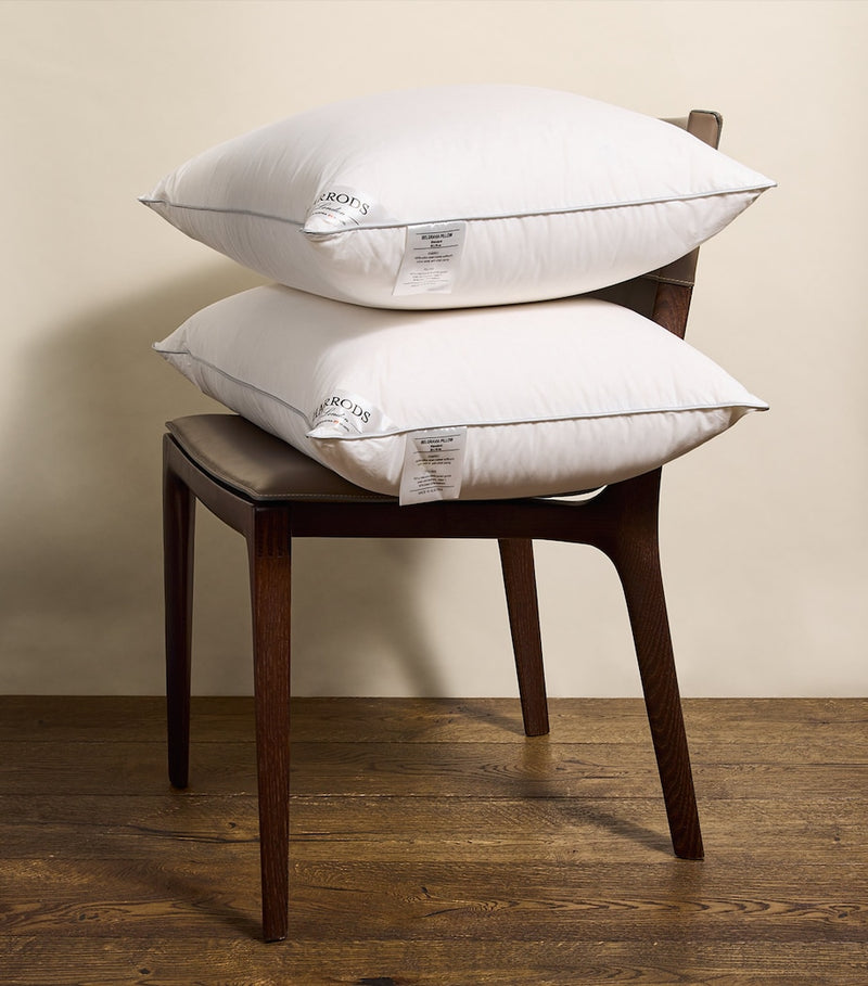 Harrods of London soft medium goose down king pillow, imported from the UK