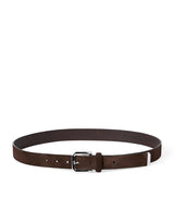 Harrods Brunello Cucinelli Reversible Leather Belt 3cm- Buy online at McGrocer