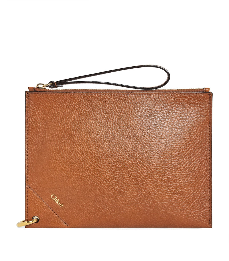 Chloé Leather Spin Zipped Pouch - British product