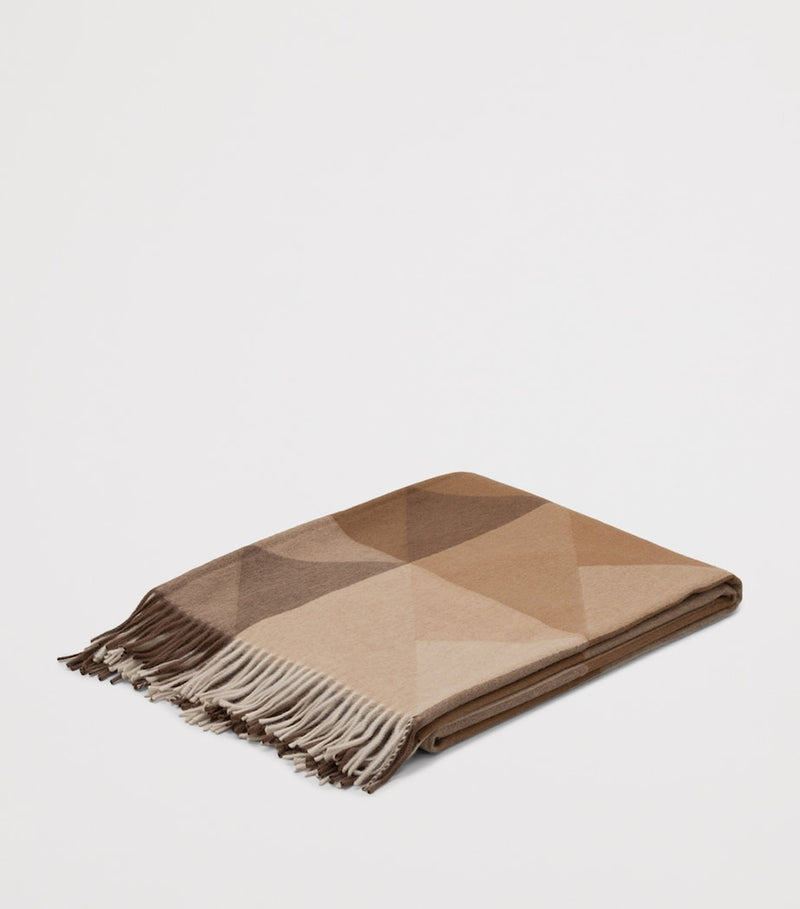 Begg x Co cashmere Arran Braque throw 147x183cm, imported from the UK