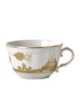 Harrods Aurum Tea Cup with Golden Garofano Floral Decoration- Buy online at McGrocer