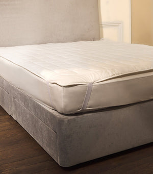 Climate Control Double Mattress Protector with Natural Fibres 90cm x 190cm