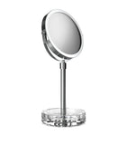 Decor Walther Kristall cosmetic mirror with crystal base tray - British product