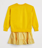 Ralph Lauren kids cotton stripe polo pony dress 2-7 years, imported from the UK