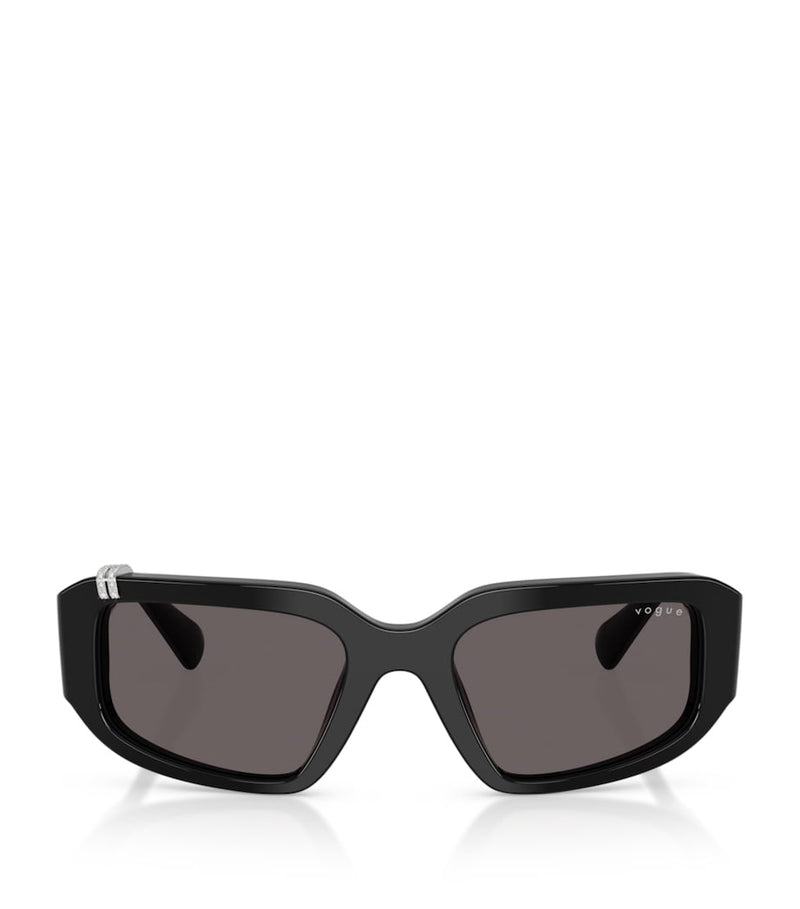 Vogue rhinestone irregular sunglasses (British brand)