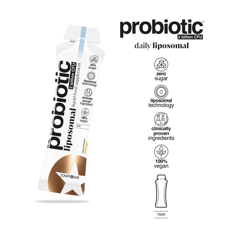 Starpowa liposomal probiotic mango sachets 14 count - British product