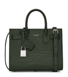 Saint Laurent Nano Sac de Jour croc-embossed tote bag (British brand)