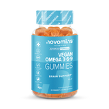 Holland & Barrett Novomins Vegan Omega 3-6-9 Orange Flavoured 60 Gummies- Buy online at McGrocer